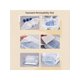 thumbnail image 2 of 12 Count/bag Disposable Male Dog Diaper Wraps, Wider Doggie Pet Diapers, Super Absorbent, Leak-Proof Fit, Excitable Urination, Incontinence, 2 of 5