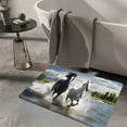 thumbnail image 5 of Fmbmuo Horse Print Entryway Rug Rectangle Multicolor Waterproof indoor/Outdoor Decorations, Absorbent Non-Slip Modern Floor Mats 16 x 24 inch, 5 of 5