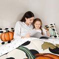 thumbnail image 5 of Homewish Hello Fall Bedding Comforter Set,Autumn Pumpkin Twin Comforter Sets,Geometric Polka Dots Bedding Set For Girls Kids,Breathable Home Decor Reversible,2 Pieces, 5 of 8