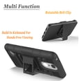 thumbnail image 5 of LG Aristo Case, LG LV3 Case, LG Phoenix 3 Case, LG K8 2017 Case, Dual Layers [Combo Holster] Case And Built-In Kickstand And Circlemalls Stylus Pen (Black), 5 of 6