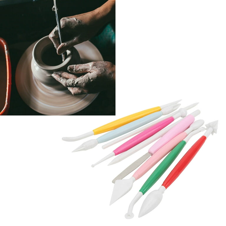 Pottery Clay Sculpting Tools Kids Plastic Modeling Clay Tools Anti
