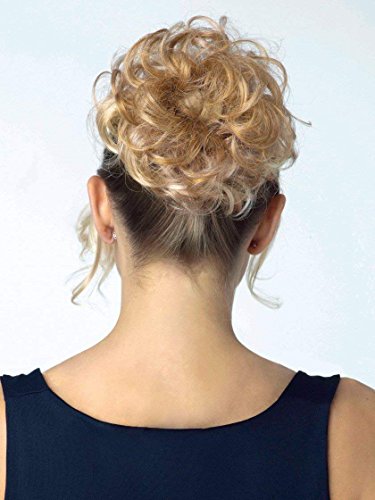 Demi-perruque Synthétique (half Wig) Blond Cuivré Foncé - Longueur 40 Cm, Balayage, Taille Moyenne, Neuve Avec étiquettes