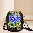 thumbnail image 2 of Bolso de hombro para mujer, patrón de peonía para viajes al aire libre, regalos para damas Púrpura Zulema Bolso de hombro para mujer, 2 of 8
