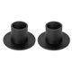 thumbnail image 2 of Candle holder for taper and table candles, elegant room decoration, high-quality glass material, versatile for home decor, long-lasting burn, 360-degree rotation, for living room use, 2 of 9
