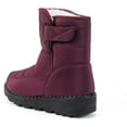 thumbnail image 2 of Women's Winter Snow Boots - Slip-On Shoes with Thick Anti-Slip Sole for Cold Weather, Outdoor & Casual Wear, 2 of 13