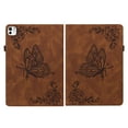 thumbnail image 5 of Dteck Butterfly Pattern Case for iPad Pro 11 inch 2024,Magnetic Leather Card Slots Wallet Case Shockproof Kickstand Cover for iPad Pro 11-in. (M4) ,Brown, 5 of 5
