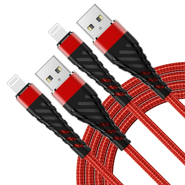 iPhone Charger Cord [Apple MFi Certified] 10ft USB to Lightning Cable