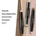 thumbnail image 4 of 2 Pack Highlight Contour Duo Shadow Bronzer Makeup Cream Face Eye Chin Chic Pen, 4 of 8