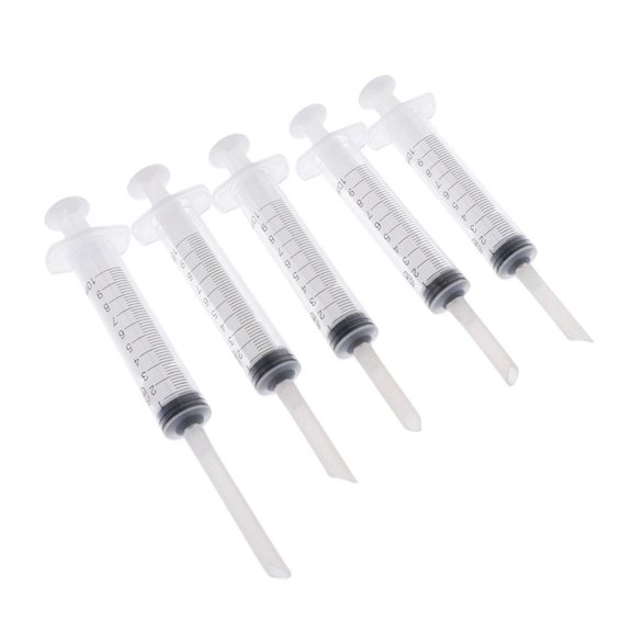 Jeringa para alimentación de pájaros perfecl 5 Piezas para Aves Bebé loros y pequeña Mascota 10ml