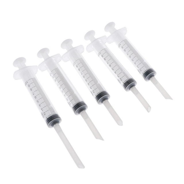 5 Piezas Jeringa para Alimentación de Pájaros para Bebé Loros Y Pequeña Mascota - 10ml Salvador Jeringa de alimentación de aves