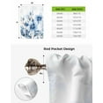 thumbnail image 6 of Summer Plants Flowers Watercolor Curtains for Living Room Bedroom Modern Tie Up Window Curtain Kitchen Short Curtain, 6 of 6