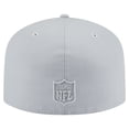 thumbnail image 4 of Men's New Era Gray Indianapolis Colts Color Pack A-Frame 59FIFTY Fitted Hat, 4 of 6