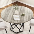 thumbnail image 3 of Ourlova Round Dining Table for 4-6 People with Sturdy Base for Kitchen, 3 of 7
