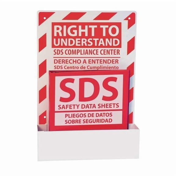 Zing GHS SDS Center,Single Station,Bilingual 6042