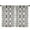 Black Geometric Flower, variant on Blackout Kids Curtains,Blue Quatrefoil Geometric Pattern Childrens Insulated Curtains Set Of 2,Bedroom Essentials,Toddler Room Decor 42x54in(106x137cm)