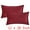 Red, variant on Unique Bargains 2Pcs Decorative Throw Pillow Covers for Couch Bed Grey 12" x 20"