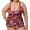 63 Red, variant on Feimerou Swimsuits for Women Plus Size Tankini Bathing Suits High Waisted Tummy Control Modest Two Piece Swimsuit with Boyshorts
