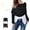 Black, variant on Women's Knitted Double Sleeve Scarf Cozy Knitted Cable Crochet Shawl Wraps, Sweater Scarf with Sleeves for Women