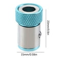 thumbnail image 3 of 3 Pcs 21mm Removable Screwdriver Bits Magnetic Ring Screw Catcher Holder Metal Strong Magnetizer for 1/4 Inch Hex Shank Double End Screwdriver Bits, 3 of 9