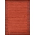 thumbnail image 1 of Unique Loom Del Mar Collection Contemporary Transitional Area Rug, 7' x 10', Terracotta/Red, 1 of 5