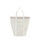 thumbnail image 4 of Bolso de playa de malla con bolsillos, separación para ropa seca y mojada, bolso de hombro grande para la playa. Blanco, 4 of 9