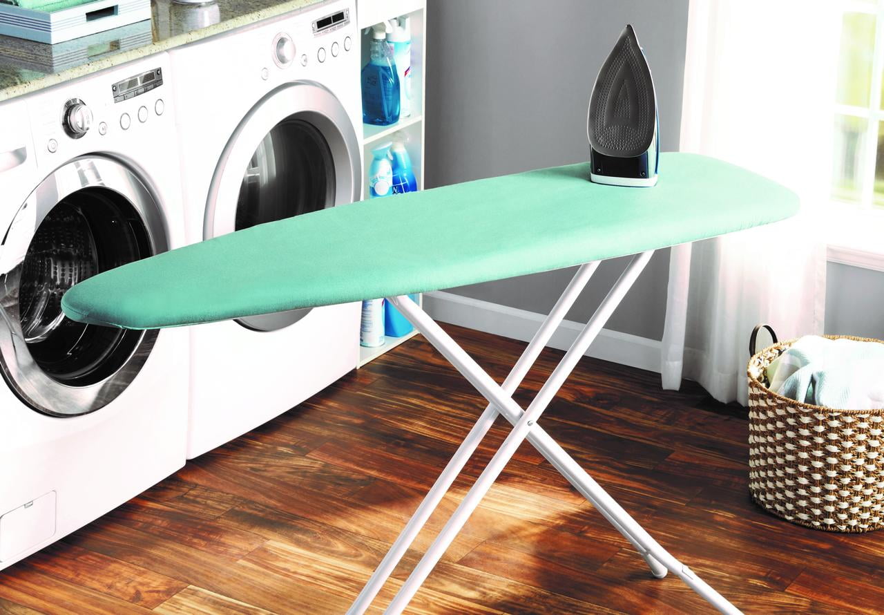 J101 NEW Mainstays Deluxe Ironing Board Cover & Pad Fits Board Tops 15" × 54" 