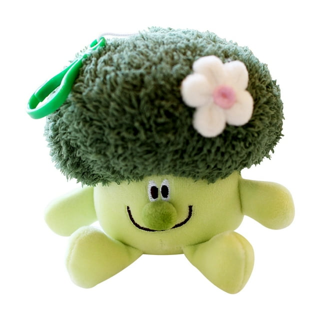 Cute Cauliflower Broccoli Plush Toy, Vegetable Doll Fun Pendant Gift, Decorative Accessory For Kids Birthday And Playtime Fun