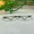 thumbnail image 4 of 0.35Ct. Black Ombre Stackable Bands in 925 Sterling Silver- Wedding Ring Enhancer, 4 of 6