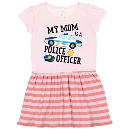 

Inktastic My Mom is a Police Officer Gift Toddler Girl Dress