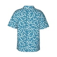 thumbnail image 3 of Picia Beautiful Floral Gentle Cotton Regular Fit Short Sleeve Casual Hawaiian Shirt for Men-XX-Large, 3 of 9