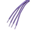 thumbnail image 4 of INSPIRE CHIC 2 Paires Lacets Ronds Élastiques Réfléchissants Unisexes pour Espadrilles Violet Foncé 140 cm/55 Pouces, 4 of 5