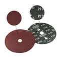 thumbnail image 4 of Uxcell 120 Grit Oxide Resin Discs Center Hole Sanding Grinding Discs Aluminum Brown 10Pcs, 4 of 4