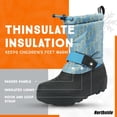 thumbnail image 3 of Botas de nieve de invierno Northside Frosty con aislamiento para niños, color gris 6T, 3 of 6