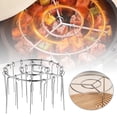 thumbnail image 1 of Vertical Air Fryer Grill Rack with 12 Hanging Skewers and Stainless Steel Grate for Efficient Kitchen Cooking, 1 of 6