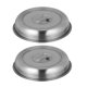 thumbnail image 1 of 2 piezas de cúpula para derretir queso: cubierta de acero inoxidable para cocinar al vapor, plancha redonda, accesorios para parrilla, cocina, barbacoa, interior y exterior, 1 of 4
