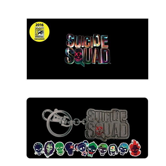 Metal Key Chain - Suicide Squad - Logo New Licensed 45672
