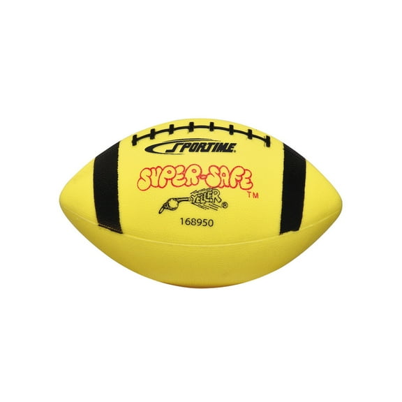 Sportime Super-Safe Youth Football, Size 7, Yellow and Black