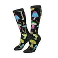 thumbnail image 2 of Balery Bright Mushrooms Fun Novelty Socks Men'S Women'S Crew Socks Funny Crazy Novelty Socks Quirky And Cool Socks, 2 of 9