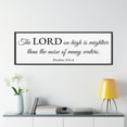 thumbnail image 7 of Scripture Walls Psalm 93:4 White Bible Verse Canvas Christian Wall Art Ready to Hang Unframed, 7 of 7