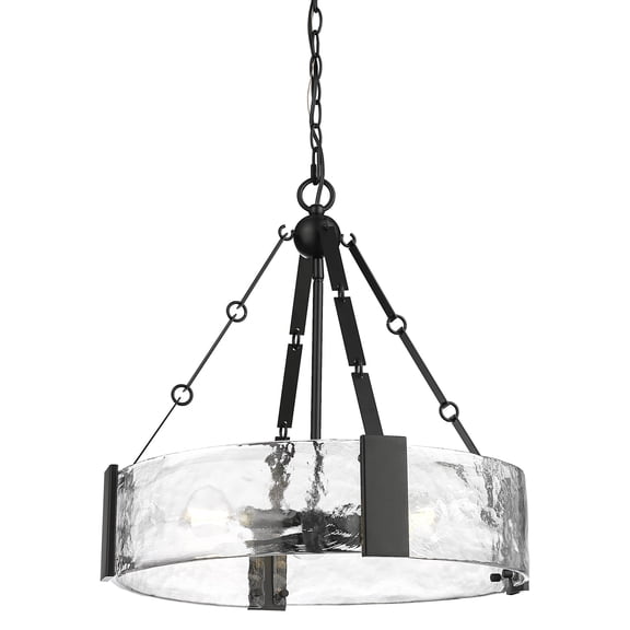 Millennium Lighting 19403-MB Rezi 3 Light 21" Wide Pendant - Black