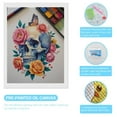 thumbnail image 3 of Diamond Art Kit for Adults, Skull With Butterflies And Roses Diamond Painting for Adults Beginners, 5D DIY Diamond Art Painting Kits, Colorful Diamond Painting Craft for Home Decor 12x16, 3 of 7