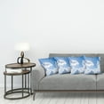thumbnail image 3 of Ambesonne Nature Throw Pillow Cover 4 Pack, Clouds Scenery, 20", Blue White, 3 of 7