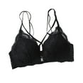 thumbnail image 3 of Jsaierl Lace Bras for Women Wirefree Support T-shirt Bras Seamless Sexy Bralettes Shapewear Breathable Full Figure Bras Front Closure, 3 of 4