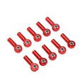 thumbnail image 4 of Joint à Rotule en Aluminium, Durable M3 Rotule 10PCS Résistance à l'Usure Portable pour 1/10 1/8 RC Voiture Rouge, 4 of 8