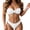 White, variant on EliteGoogv Bandeau Bikini Sets For Women High Waisted Strapless Two Piece Swimsuit Summer Beach Pool Swimwear White
