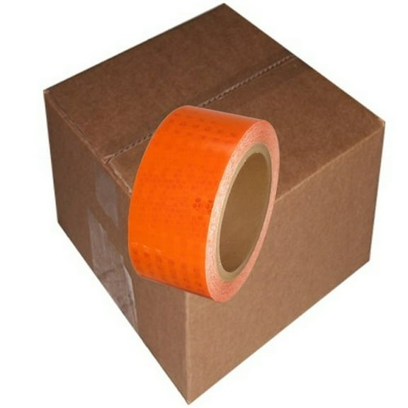 Super Bright High Intensity Reflective Tape 2" x 30 ft Roll (6 Roll/Case) Orange
