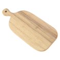 thumbnail image 2 of Wood Cutting Board with Handle Hand Polished Beautiful Chopping Board Bread Board for Displaying Preparing Food Small, 2 of 22