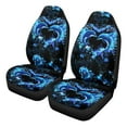 thumbnail image 4 of Garronmavis Dolphin Plush Car Seat Covers Front Seats Only 2 Pieces Set Vehicle Seat Car Covers Universal Fit for Most SUV Sedan Truck Automobile, 4 of 7