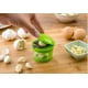 thumbnail image 5 of Prensa de Ajo de Acero Inoxidable | Picadora de Ajo Portátil Multifuncional con Recipiente Transparente Extraíble, Base de Rallador, Herramienta de Cocina Fácil de Picar, Cortar En Dados y Rebanar., 5 of 6