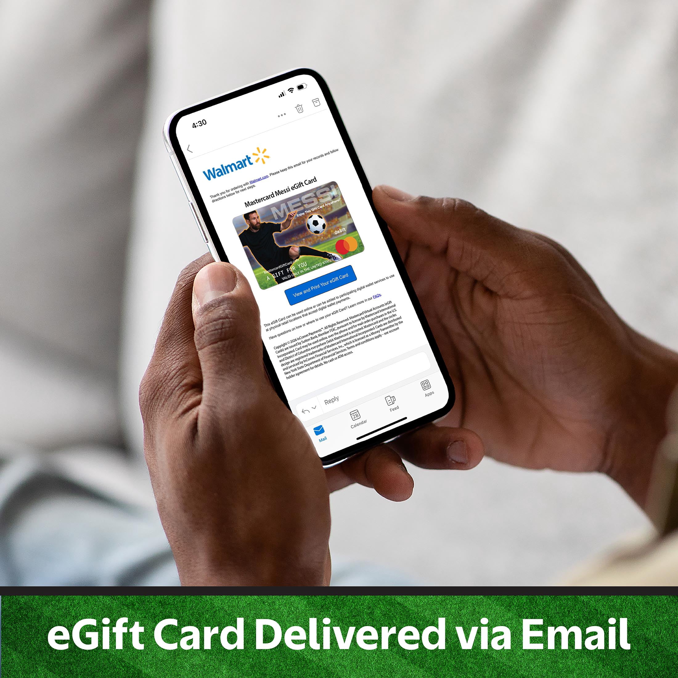 Mastercard® $20-$500 eGift Messi Stadium (Plus $6.84 Purchase Fee